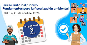 Curso online gratis certificado Fundamentos para la fiscalización ambiental de OEFA