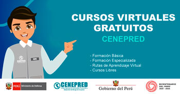  Cursos gratis online con certificado de CENEPRED