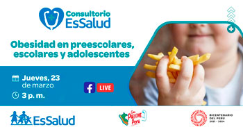 Evento virtual gratuito respecto a la obesidad en preescolares, escolares y adolescentes