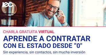 (Charla Virtual Gratuita) Aprende a contratar con el Estado desde 0