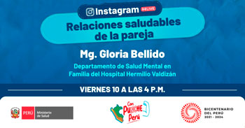 Evento virtual gratuito sobre relaciones saludables de la pareja