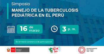 Simposio virtual respecto al manejo de la tuberculosis pediátrica en el Perú