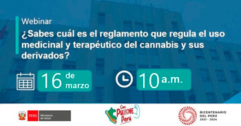 (Webinar) ¿Sabes cuál es el reglamento que regula el uso medicinal y terapéutico del Cannabis y sus productos derivado?