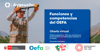 Charla virtual gratuita acerca de las funciones y competencias del OEFA