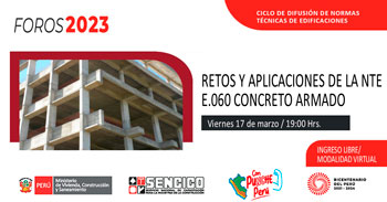 (Foro Virtual Gratuito) SENCICO: Retos y aplicaciones de la NTE E.060 concreto armado