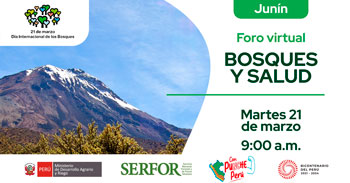 (Foro Virtual Gratuito) SERFOR: Bosques y salud