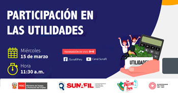(Charla Virtual Gratuita) SUNAFIL: Participación en las utilidades