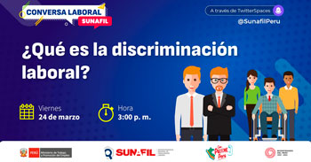 (Conversatorio Virtual Gratuito) SUNAFIL: ¿Qué es la discriminación laboral?