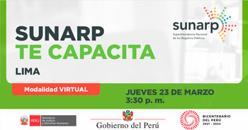 (Charla Virtual Gratuita) SUNARP: Ley 28677 y el nuevo régimen de garantías mobiliarias DL 1400 