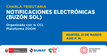 Charla aduanera virtual acerca de notificaciones electrónicas (Buzón Sol)