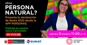 (Evento Virtual Gratuito) Presenta tu declaración de Renta 2022 desde la APP personas