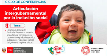 Conferencia online "Estrategia de Gestión Territorial Primero la Infancia"