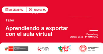 Taller online gratis de "Aprendiendo a exportar con el aula virtual"