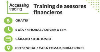  Capacitación gratis "Training de asesores financieros" 