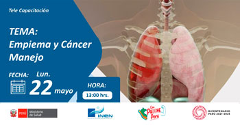 Capacitación online "Empiema y cáncer - Manejo" del INEN