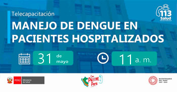 Capacitación online gratis "Manejo de dengue en pacientes hospitalizados" del (INS)