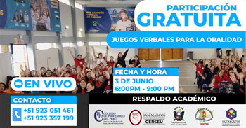 Capacitación online gratis "Juegos verbales para la oralidad"