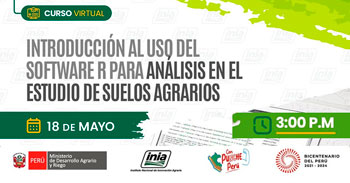 Capacitación online "Introducción al uso del software R para análisis en el estudio de suelos" del INIA