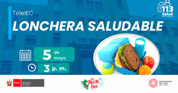 Capacitación online "Lonchera Saludable" del INEN
