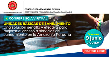 Conferencia online Unidades básicas de saneamiento: una solución sencilla y efectiva para mejorar el acceso a servicios