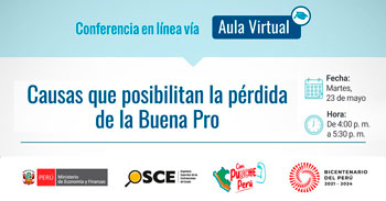 Conferencia online gratis "Causas que posibilitan la pérdida de la Buena Pro" del OSCE