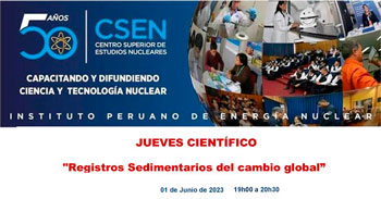 Conferencia online gratis "Registros Sedimentarios del cambio global"