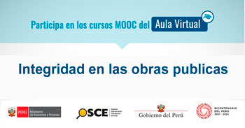 Curso online gratis MOOC "Integridad en las obras publicas" del OSCE