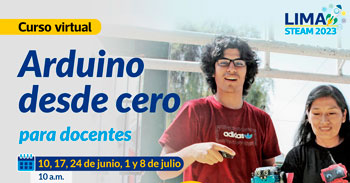Curso online gratis "Arduino desde cero para docentes" de la Municipalidad de Lima