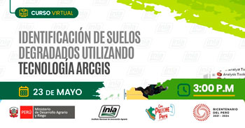 Curso online "Identificación de suelos degradados utilizando tecnología ArcGIS" del INIA