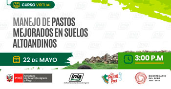 Curso online "Manejo de pastos mejorados en suelos Altoandinos" del INIA
