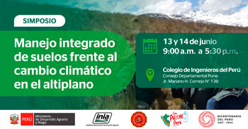 Evento Presencial "Manejo integrado de suelos frente al cambio climático en el altiplano"  del INIA