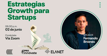 Evento online "Estrategias growth para startups"