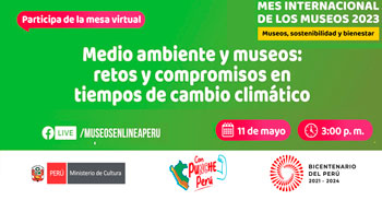 Mesa online "Medio ambiente y museos: retos y compromisos en tiemoos de cambio climático"