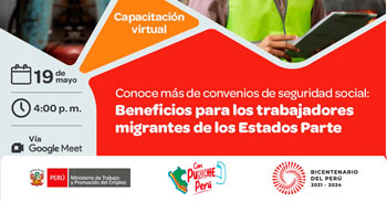 Capacitación online gratis "Beneficios que se otorgan a los trabajadores migrantes de los Estados Parte"