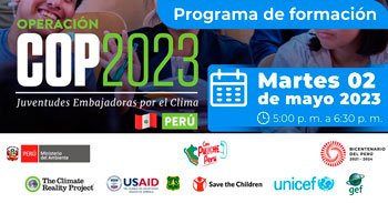 Operación COP 2023 "Juventud de embajadoras para el clima"
