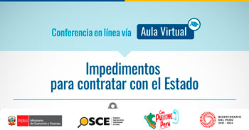 Conferencia online gratis "Impedimentos para contratar con el Estado" del OSCE