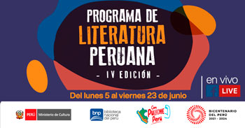IV Programa de Literatura Peruana 2023 de La Biblioteca Nacional del Perú (BNP)
