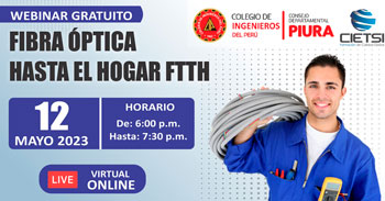 Webinar online gratis sobre "La fibra óptica hasta el hogar (FTTH)"