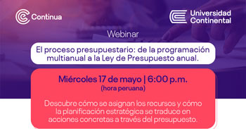 Webinar online "El proceso presupuestario: de la programación multianual a la Ley de Presupuesto anual"