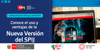 Capacitación online gratis Nueva Versión de la Plataforma Digital del Sistema Peruano de Información Jurídica