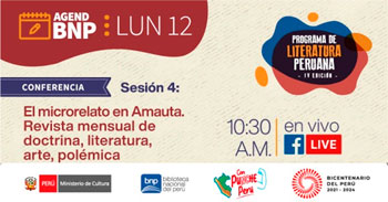 Conferencia online gratis "El microrelato en Amauta. Revista mensual de doctrina, literatura, arte, polémica"