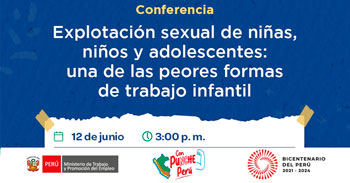 Conferencia Presencial Explotación sexual de niñas, niños y adolescentes: una de las peores formas de trabajo infantil