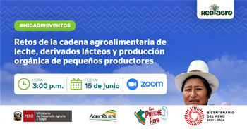 Conferencia Retos de la cadena agroalimentaria de leche, derivados lácteos y producción orgánica de pequeños productores