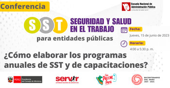 Conferencia online gratis "¿Cómo elaborar los programas anuales de SST y de capacitaciones?" del SERVIR