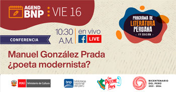 Conferencia online gratis "Manuel González Prada ¿poeta modernista?"