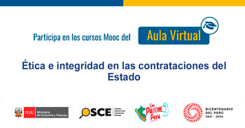  Curso online gratis MOOC "Ética e integridad en las contrataciones del Estado" del OSCE