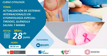 Curso online Actualización de Sistemas Internacionales en Citopatología Especial: Tiroides, Glándula Salival y Mama