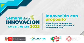 Evento semipresencial "Semana de la Innovación 2023" organizada por el Concytec