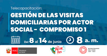 Primer ciclo de capacitación sobre La gestión de las visitas domiciliarias por actor social - compromiso 1 del MINSA