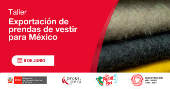 Taller online de "Adecuación de prendas de vestir para la exportación a México"